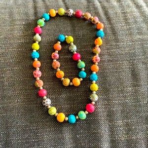 Viva Beads necklace and bracelet set